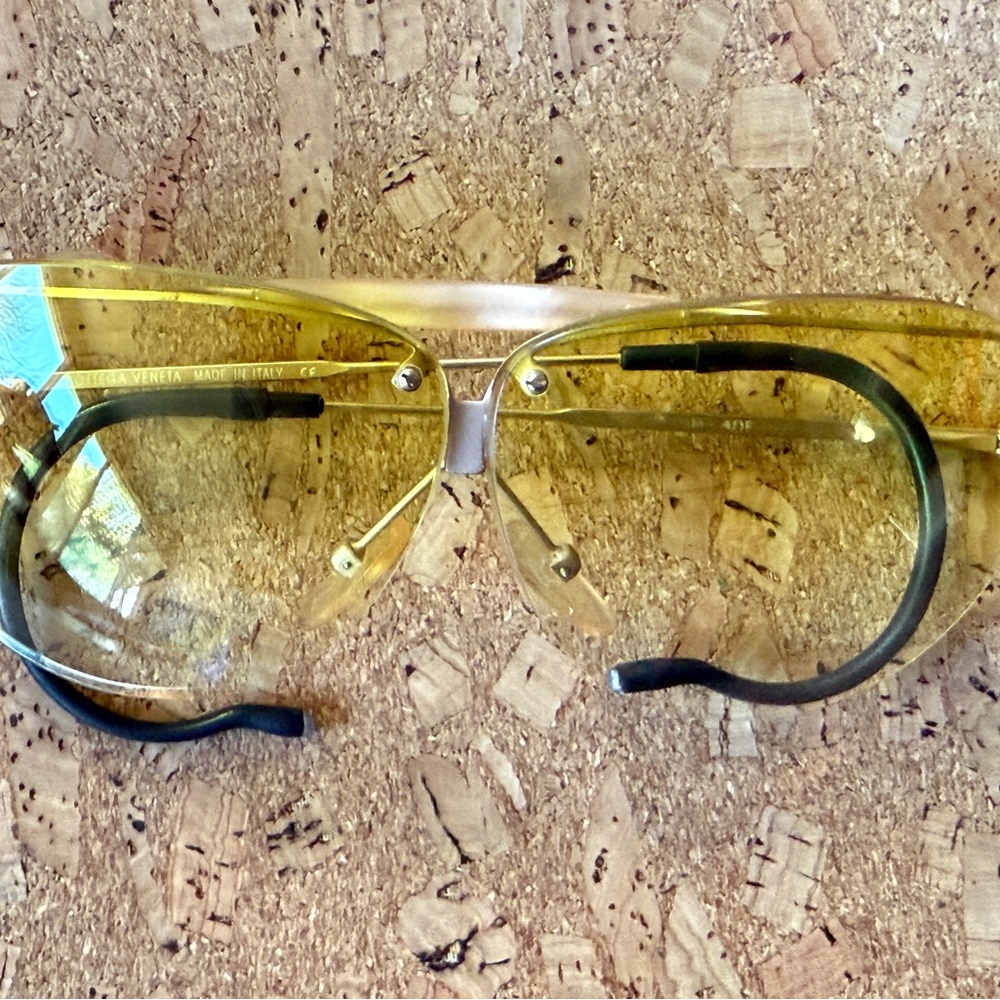 Bottega Veneta Yellow Sunglasses